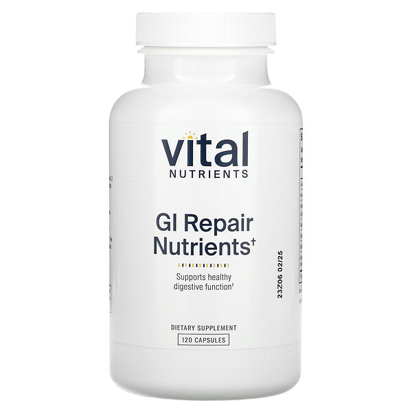 Средство для восстановления ЖКТ - 120 капсул - Vital Nutrients Vital Nutrients