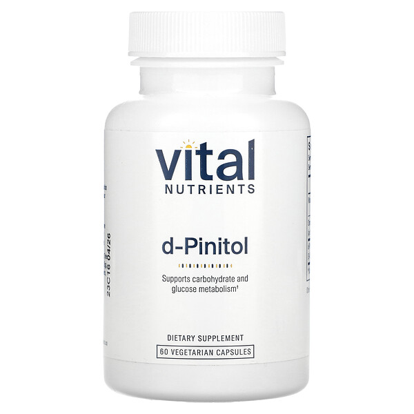 д-пинитол, 60 вегетарианских капсул Vital Nutrients