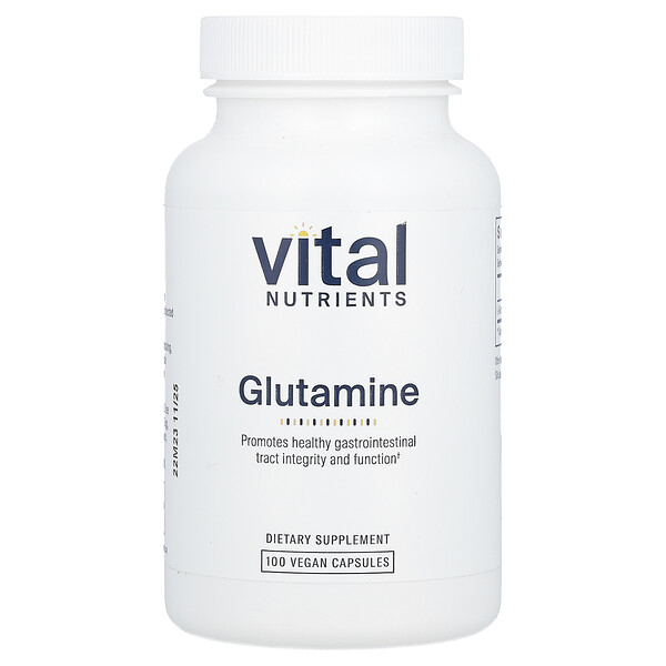 Глутамин, 100 веганских капсул Vital Nutrients
