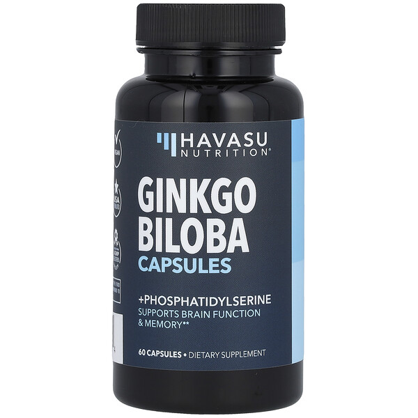Гинкго Билоба, 60 капсул Havasu Nutrition