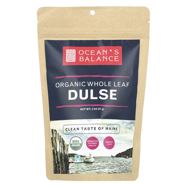 Organic Whole Leaf Dulse, 2 oz (57 g) Ocean's Balance