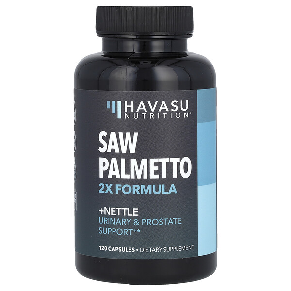 Со Пальметто, 2x Формула, 120 капсул Havasu Nutrition