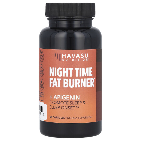 Ночной сжигатель жира + апигенин, 60 капсул Havasu Nutrition