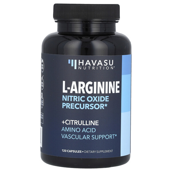 L-аргинин + цитруллин, 120 капсул Havasu Nutrition
