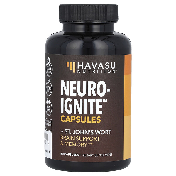 Neuro-Ignite + зверобой, 60 капсул Havasu Nutrition