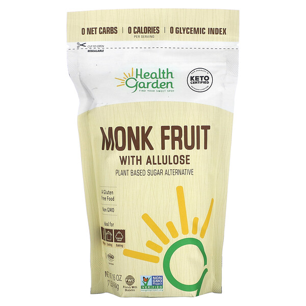 Monk Fruit with Allulose, 16 oz (454 g) Health Garden