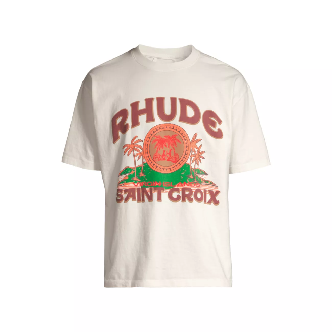 Хлопковая футболка с логотипом Saint Croix R H U D E