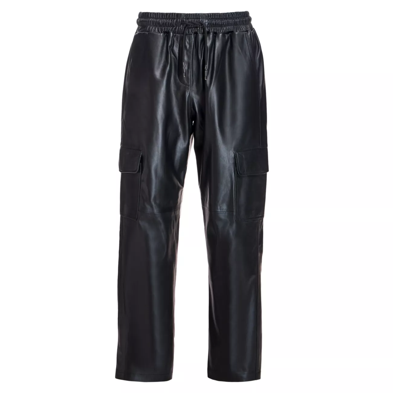 Кожаные брюки-карго Maximilian
