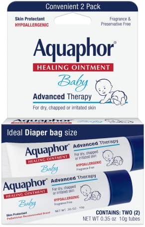 Универсальная лечебная мазь «Аквафор» для детей — расширенная терапия потрескавшихся щек и опрелостей — 2 штуки (1 упаковка) Aquaphor