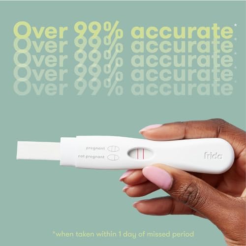 Frida Fertility Early Detection Pregnancy Tests | Easy at Home Pregnancy Tests, Over 99.9% Accurate HCG Test Strips, Early Results, Quick + Easy to Use | 2 Pregnancy Tests Frida Fertility