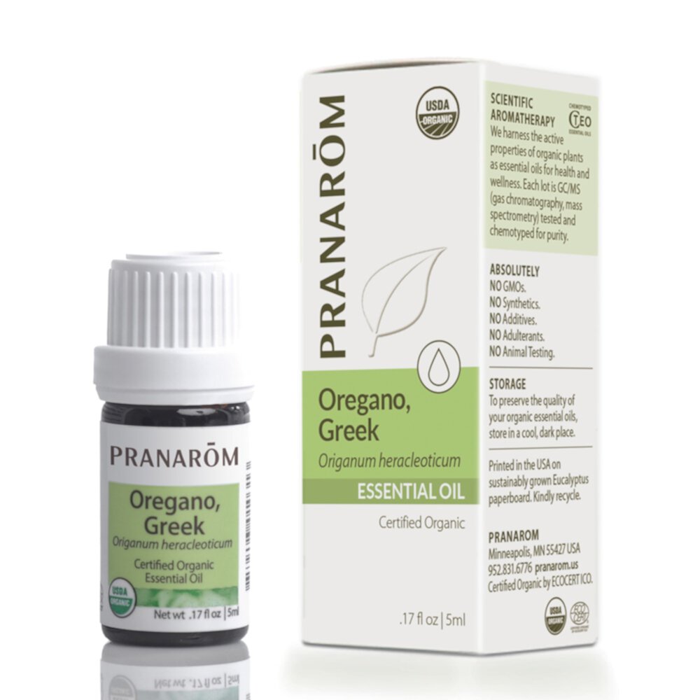 Organic Essential Oil Greek Oregano -- 0.17 fl oz Pranarom