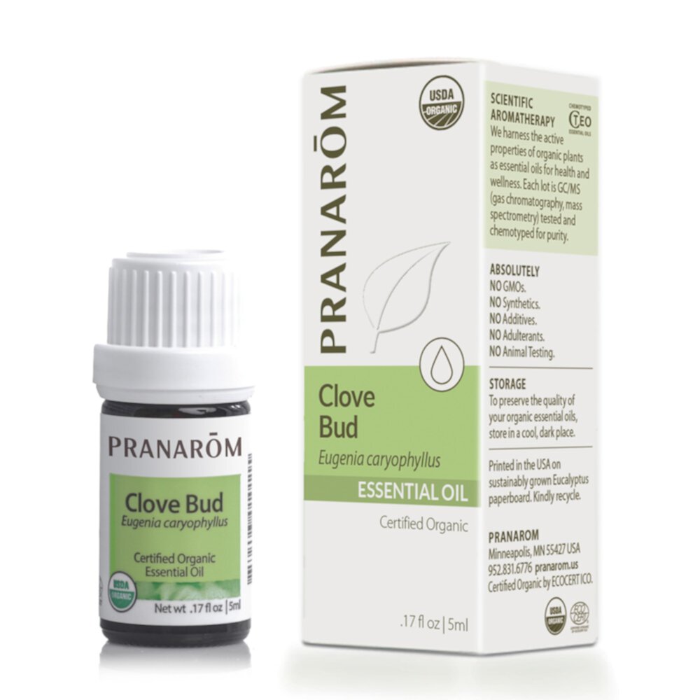 Organic Essential Oil Clove Bud -- 0.17 fl oz Pranarom