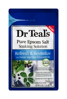 Pure Epsom Salt Soaking Solution - Refresh & Revitalize Superfoods -- 3 lbs Dr Teal's