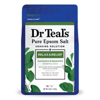 Pure Epsom Salt Soaking Solution - Relax & Relief Eucalyptus -- 3 lbs Dr Teal's