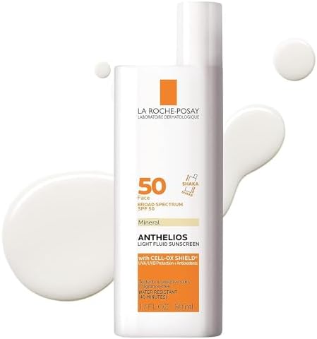 La Roche-Posay Anthelios Tinted Sunscreen SPF 40+ | Broad Spectrum SPF + Antioxidants | Titanium Dioxide & Zinc Oxide Sunscreen | 4 Flexible Shades With No White Cast | Oil Free & Oxybenzone Free La Roche-Posay