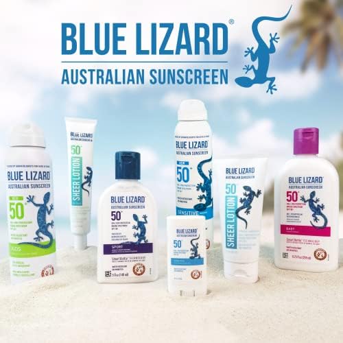 Blue Lizard BABY Mineral Sunscreen Stick with Zinc Oxide, SPF 50+, Water Resistant, UVA/UVB Protection - Easy to apply, Fragrance Free, .5 oz Blue Lizard