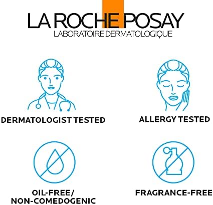 La Roche-Posay Anthelios Cooling Water Sunscreen Lotion, Water Based Sunscreen for Face & Body, Broad Spectrum SPF + Antioxidants, Fast Absorbing Water-Like Texture, Oil Free Sunscreen SPF 30 La Roche-Posay