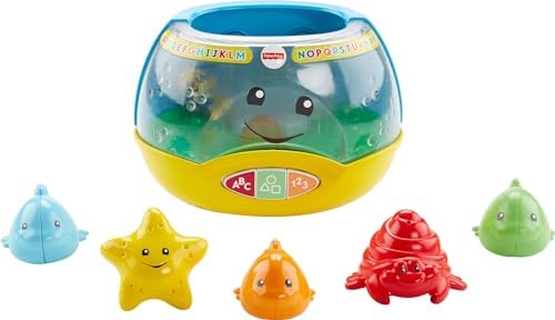 Игрушка Fisher-Price «Смейся и учись» для малышей и малышей Волшебные фонари Аквариум с умными этапами Обучающий контент для детей от 6 месяцев FISHER-PRICE BABY