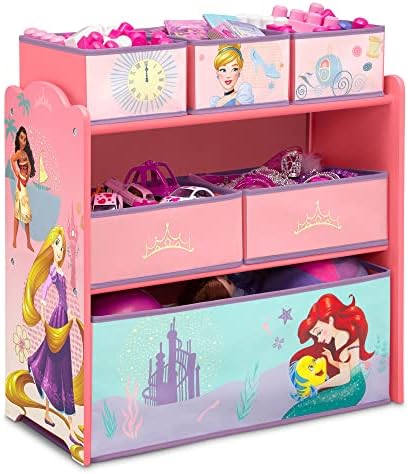 Органайзер для хранения игрушек Delta Children Design & Store на 6 ящиков, Disney Princess Delta Children