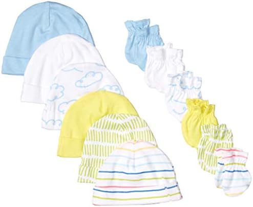 Onesies Brand Unisex Baby 12-piece Cap and Mitten Set ONESIES