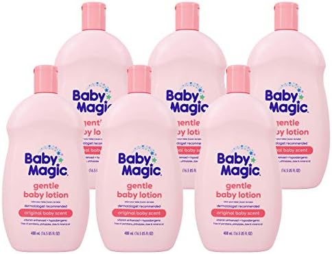 Детское средство по уходу за кожей Baby Magic Gentle Baby Lotion, 16.5 Fl Oz (упаковка из 6) Baby Magic