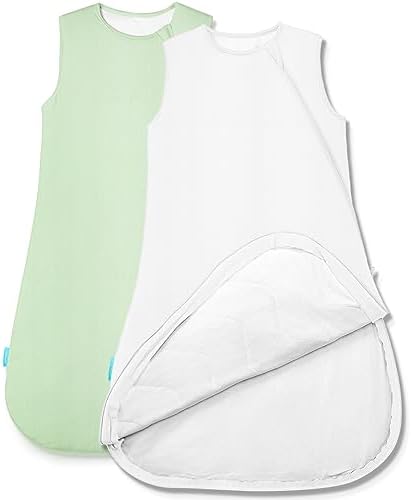 Supersoft Sleep Sack 1.0 TOG, детский спальный мешок из бамбуковой вискозы премиум-класса, спальные мешки с двусторонней молнией, детское носимое одеяло PurComfy