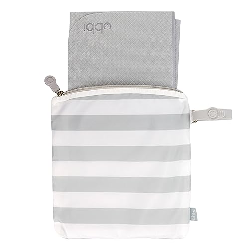 Ubbi On-The-Go Diaper Changing Baby Mat, Soft and Comfortable Diaper Bag Accessory Must Have for Newborns, Easy to Clean, Portable Folding Pad, Baby Traveling Accessories, Taupe Ubbi