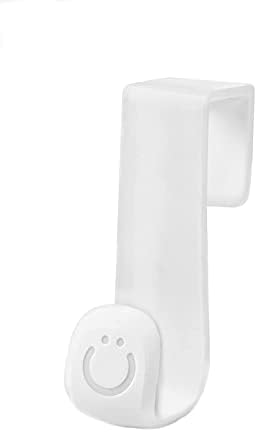 Ubbi Multi-Use Potty and Utility Hook, No Hardware Or Installation Needed, Durable and Sturdy to Hang Over Toilet Tank Or Door, Polypropylene, White Ubbi