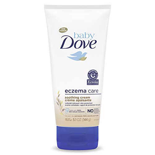 Baby Dove Soothing-Cream To Soothe Delicate Baby Skin Eczema Care No Artificial Perfume or Color, Paraben Free, Phthalate Free 5.1 oz Baby Dove