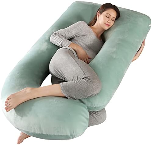 Подушка для беременных BATTOP для сна, подушка для беременных всего тела со съемным моющимся чехлом, поддержка спины, бедер, ног, живота для беременных женщин BATTOP
