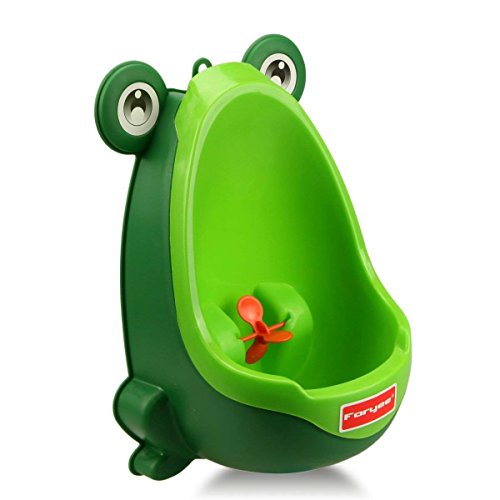 Писсуар для приучения к горшку Foryee Cute Frog для мальчиков с забавной мишенью - черновато-зеленый FORYEE