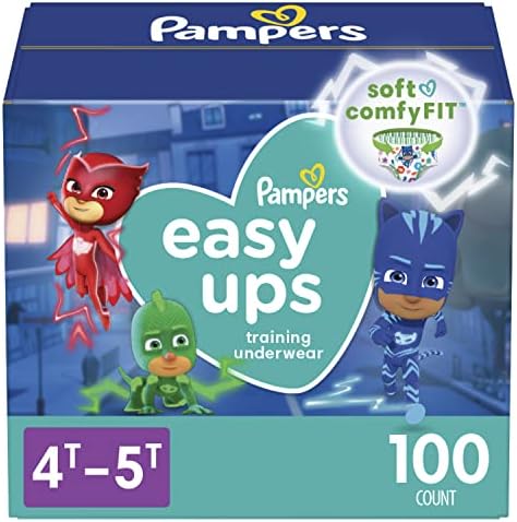 Штаны Pampers Easy Ups для мальчиков и девочек, приучение к горшку, размеры 4–5 лет, 100 шт., тренировочное нижнее белье Pampers