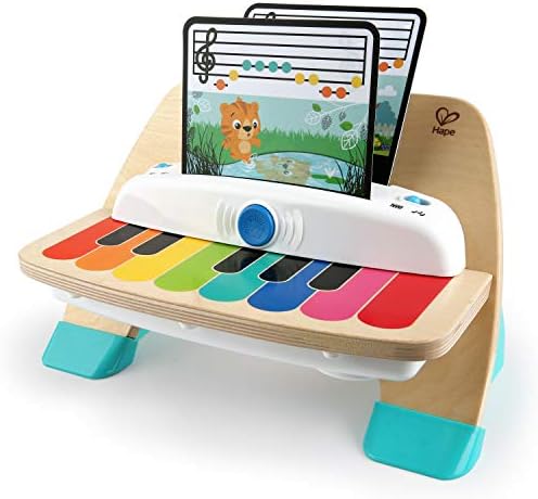 Baby Einstein and Hape Magic Touch Piano Wooden Musical Toddler Toy, Age 6 Months and Up Baby Einstein