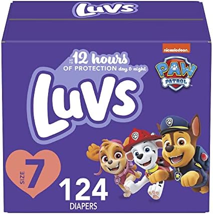 Luvs Diapers - Size 5, 172 Count, Paw Patrol Disposable Baby Diapers Luvs