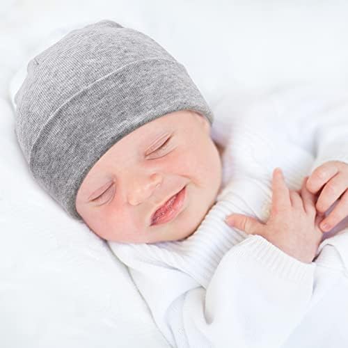AQOKKA, 6 шт., шапочки и варежки для новорожденных, больничная шапочка для новорожденных от 0 до 6 месяцев, для маленьких мальчиков и девочек AQOKKA