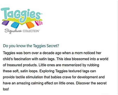 Taggies Soothing Sensory Crinkle Me Toy with Baby Paper and Squeaker, Flora Fawn, 6.5 x 6.5-Inches Taggies