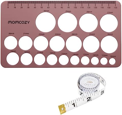 Линейка для сосков Momcozy, линейка для определения размера сосков, силикон и мягкий материал, инструмент для измерения размера фланца, инструмент для определения размера молокоотсоса для Momcozy, Medela, Spectra, Lansinoh Momcozy