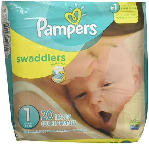 Подгузники Pamper Swaddler, размер 1, 20 (упаковка может отличаться) Pampers