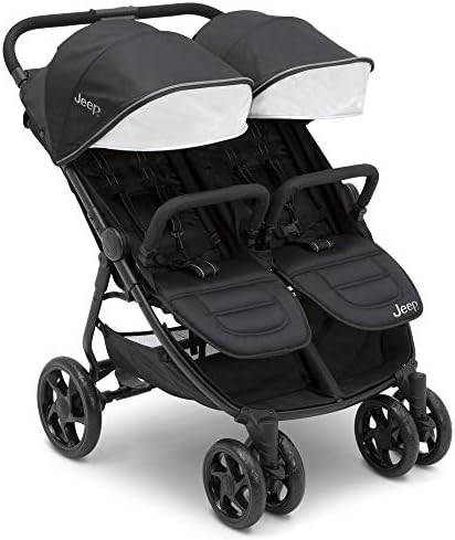 Детская коляска для двоих Jeep Destination Ultralight Side x Side, лёгкая и складная, до 36 кг Delta Children