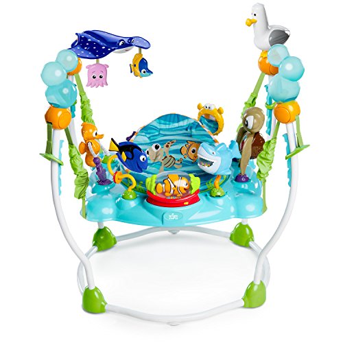 Яркий старт Disney Baby Finding Nemo Sea of Activity Джемпер для детского центра развлечений с интерактивными игрушками, огнями, песнями и звуками, 6–12 месяцев (синий) Bright Starts