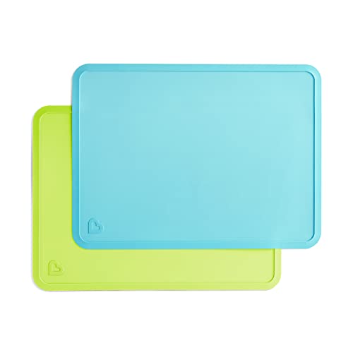 Силиконовые салфетки для детей Munchkin® Spotless™, 2 шт., синий/зеленый Munchkin