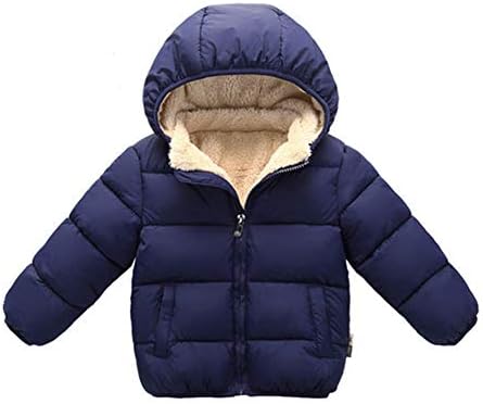 Пуховик с капюшоном для малышей, утепленное теплое зимнее пальто для мальчиков и девочек, верхняя одежда, От 1 до 7 лет Kimjun