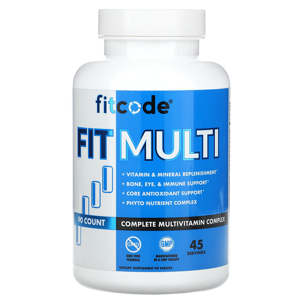 Fit Multi, Полный мультивитаминный комплекс, 90 таблеток FITCODE