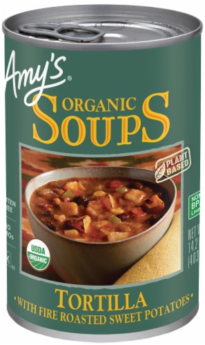 Soup Organic Tortilla with Fire Roasted Sweet Potatoes -- 14.2 oz Amy's