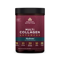 Multi Collagen Advanced Powder (Порошок) - Hydrate Lemon Lime -- 30 Servings (Порции) Ancient Nutrition