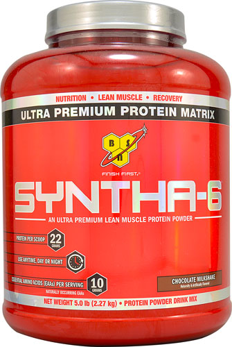 Порошок протеина Syntha-6 Lean Muscle 22 г белка 48 порций шоколадный молочный коктейль Bsn