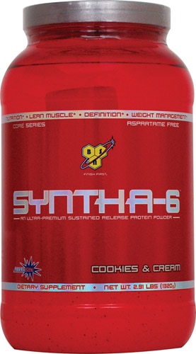 Протеиновый порошок Syntha-6 Lean Muscle Cookies & Cream 22 г белка, 28 порций Bsn