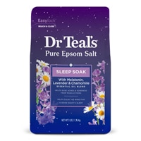 Pure Epsom Salt Soaking Solution - Melatonin Sleep Soak Lavender Chamomile -- 3 lbs Dr Teal's