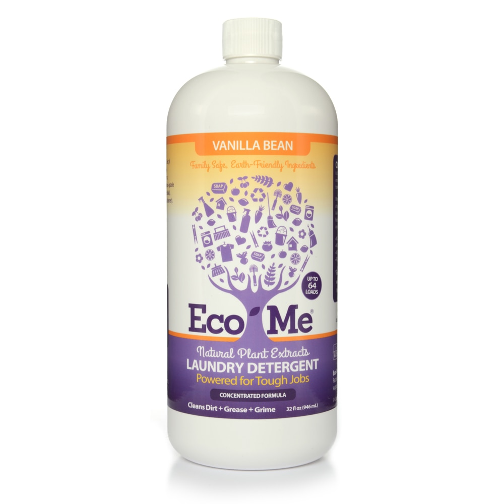 Laundry Detergent Concentrated HE Vanilla Bean 64 Loads -- 32 fl oz Eco-Me