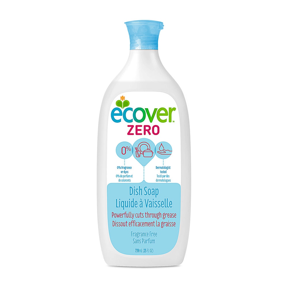 Dish Soap Zero Fragrance Free -- 25 fl oz Ecover